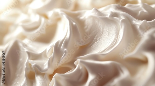 Whipped delicacies Creamy white culinary treats A harmony of dairy flavors Discovering textures of cream and yogurt The smooth elegance of nature Close up shots of milk