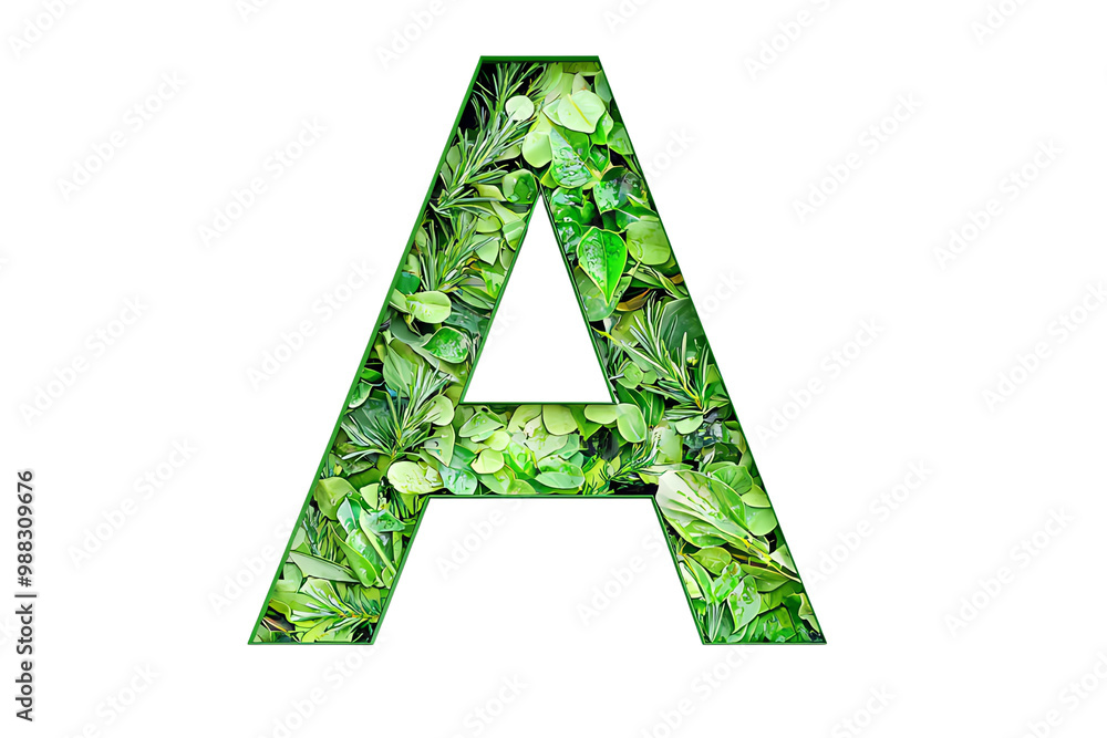 Leafy Letter A with Transparent Background: Green Nature Typography and Botanical Design for Eco-Friendly Alphabet and Organic Art Leafy Letter A with Transparent Background: Green Nature Typography and Botanical Design for Eco-Friendly Alphabet and Organic Art