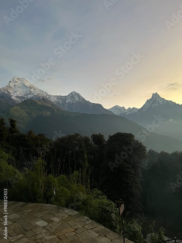 himaleje nepal machapuchare