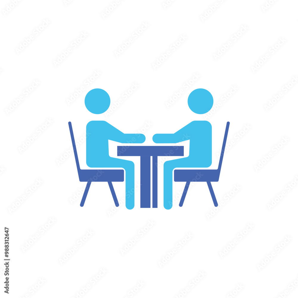 Meeting & Interaction: Two figures engaged in a professional interaction, symbolizing partnership, planning, and collaboration, set against a clean backdrop. Meeting & Interaction: Two figures engaged in a professional interaction, symbolizing partnership, planning, and collaboration, set against a clean backdrop.