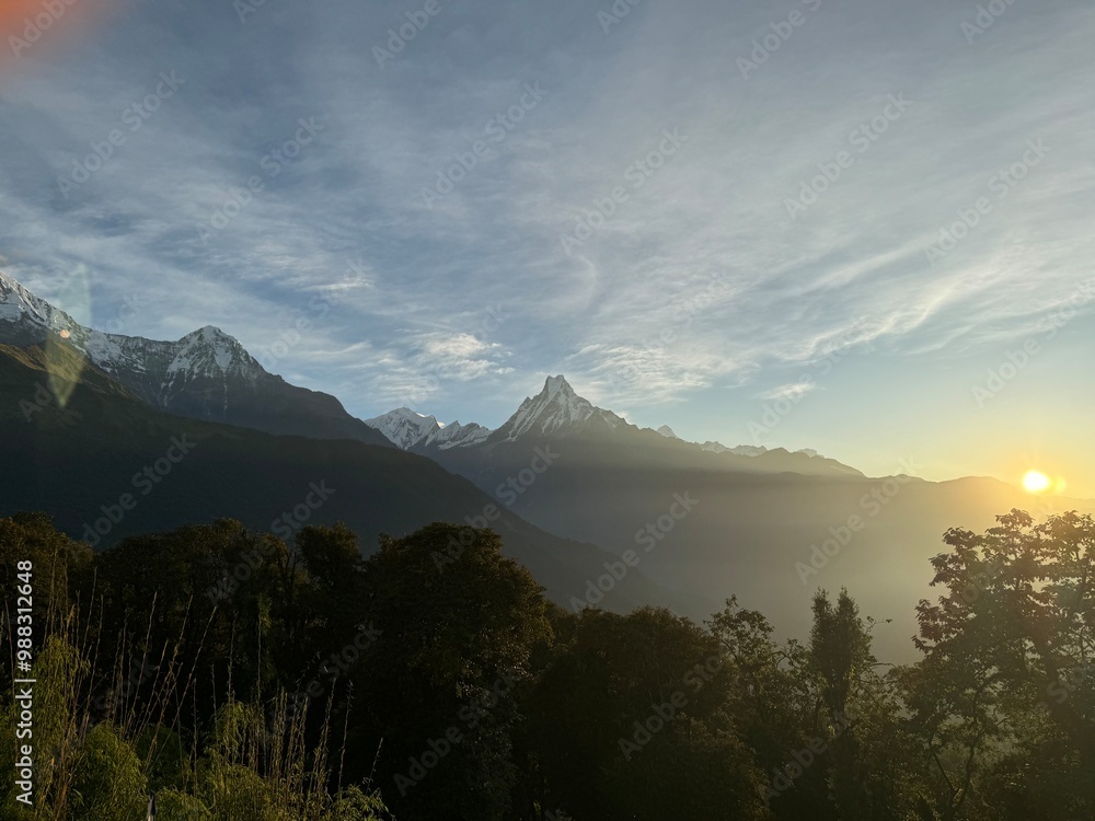 himaleje nepal machapuchare