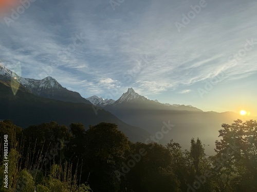 himaleje nepal machapuchare