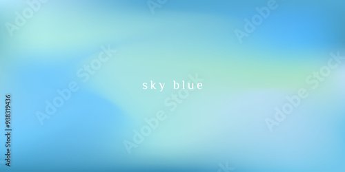 Abstract gradient sky color. Blurry blue light. gradient blue color. Soft cloud colors. Summer background
