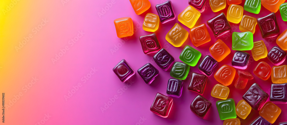 Colorful Keto Healthy Fruit Gummies, Delicious Low-Carb Snack for a Balanced Diet Colorful Keto Healthy Fruit Gummies, Delicious Low-Carb Snack for a Balanced Diet
