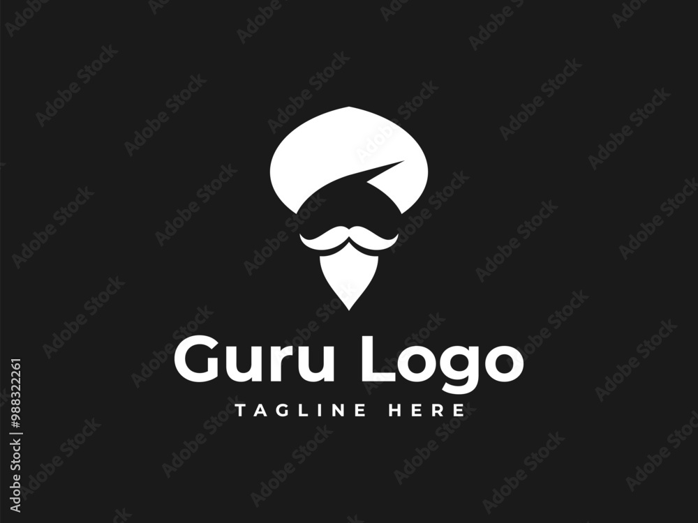 guru logo vector illustration. logo template guru logo vector illustration. logo template