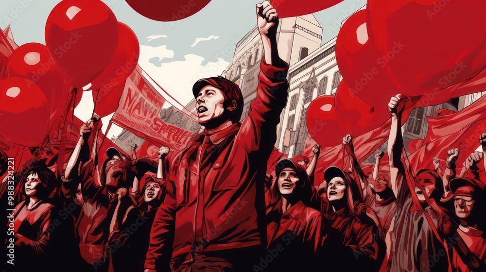 Contemporary historical illustration design of international relevance