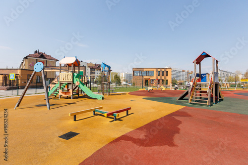 Wallpaper Mural children's playground on the territory of an apartment building Torontodigital.ca