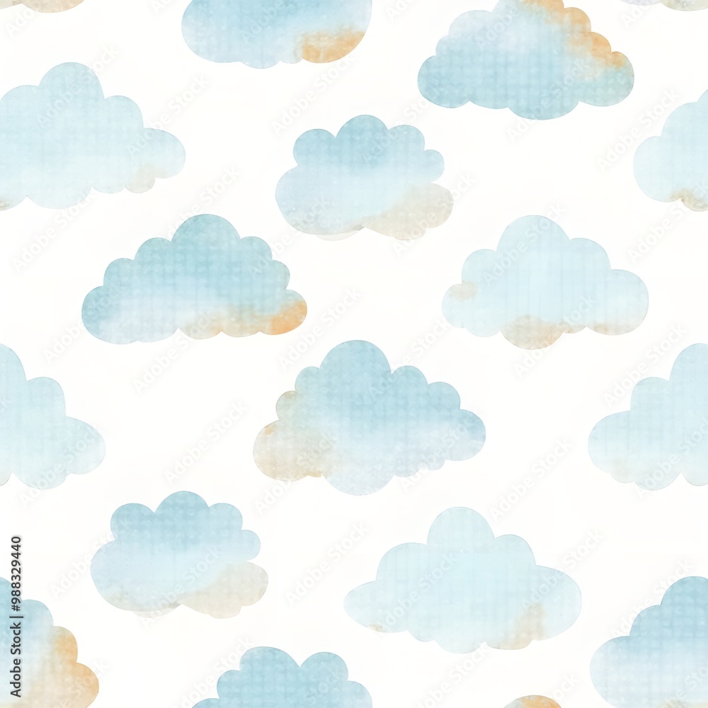 seamless pattern with clouds seamless pattern with clouds