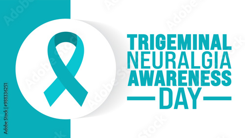 Photos Trigeminal Neuralgia Awareness Day background or banner design template is observed every year in October