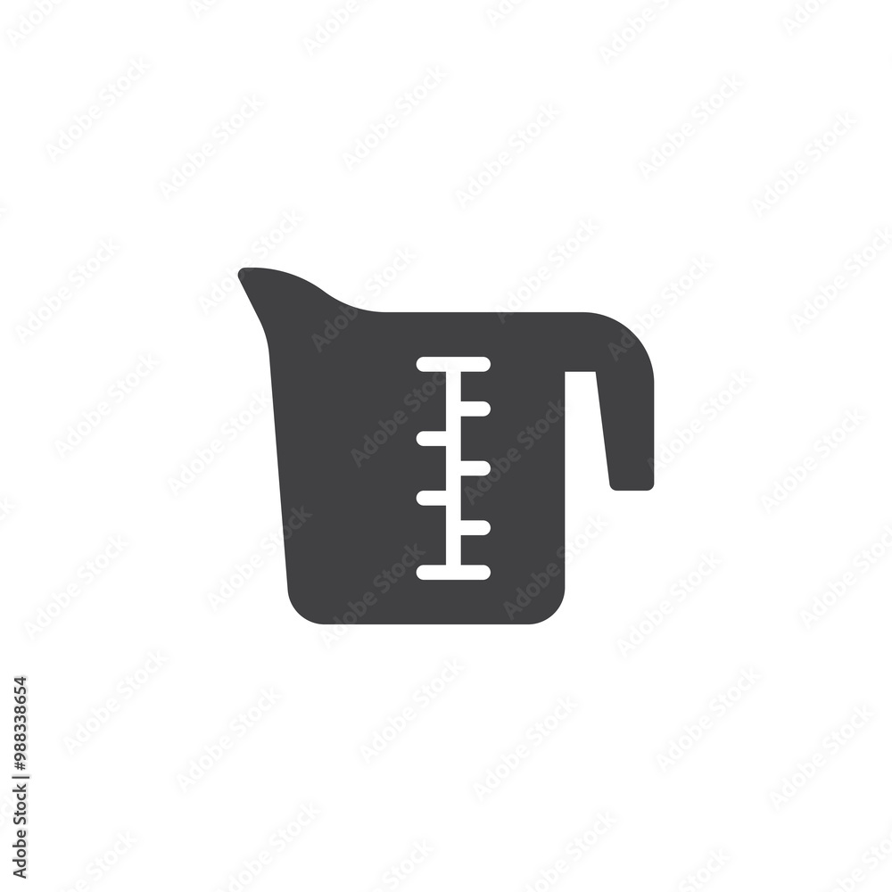 Fototapeta premium Measuring Cup vector icon
