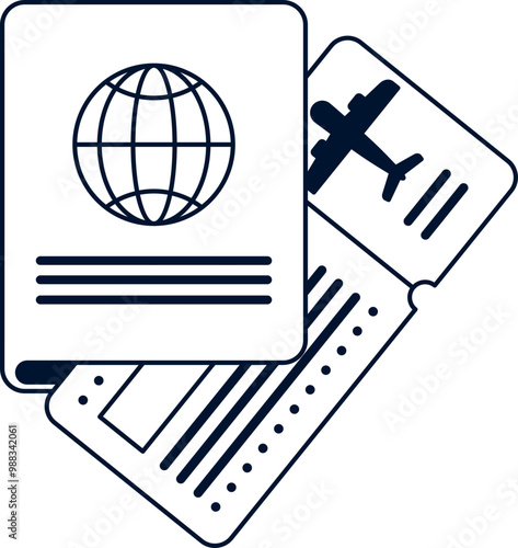 Visa Immigration Icon