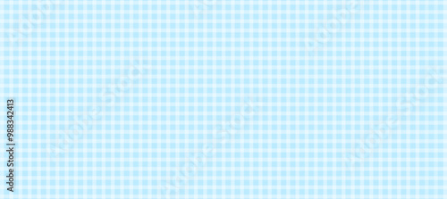 Blue pastel and white plaid fabric texture background
