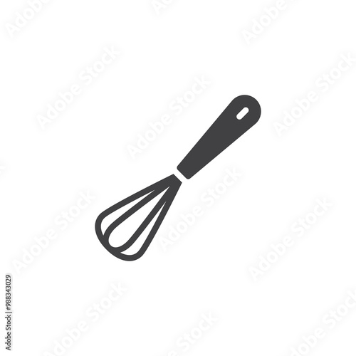 Wire whisk vector icon