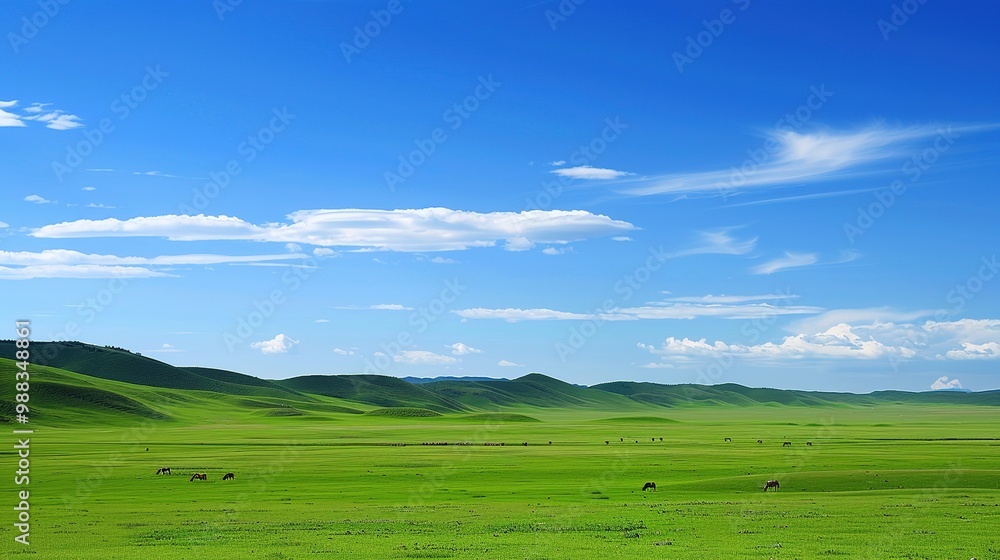 Obraz premium Gorgeous Natural Landscape Scenery Background: A Captivating Visual Feast. Discover the Tranquility and Beauty.