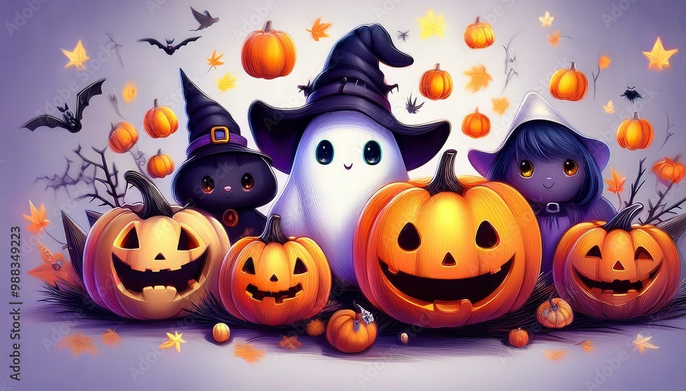 かわいいハロウィンキャラクター かわいいハロウィンキャラクター