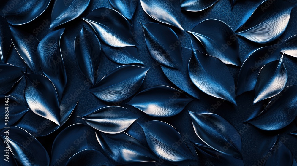 Dark Toned 3D Spathiphyllum Leaf Arrangement Dark Toned 3D Spathiphyllum Leaf Arrangement