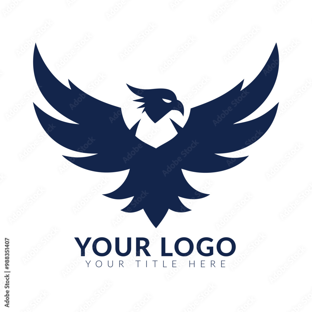 Obraz premium Eagle Bird Logo Vector Template. Business Logo Concept