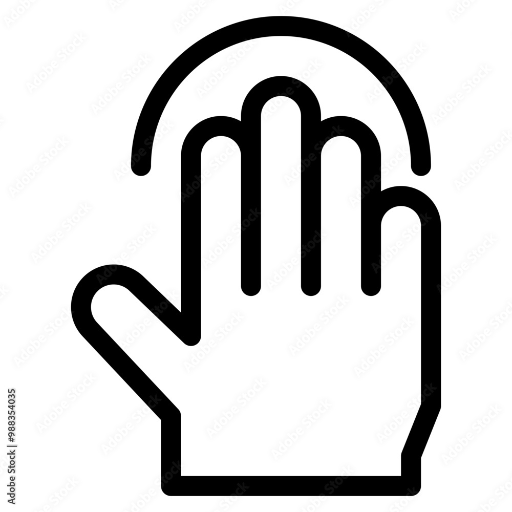 Vector Icon tap, hand, hands and gestures, gestures, sign Vector Icon tap, hand, hands and gestures, gestures, sign