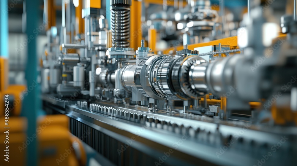 An Industrial machinery in modern factories, advanced equipment, automation and precision engineering, the efficiency of modern production technology. An Industrial machinery in modern factories, advanced equipment, automation and precision engineering, the efficiency of modern production technology.