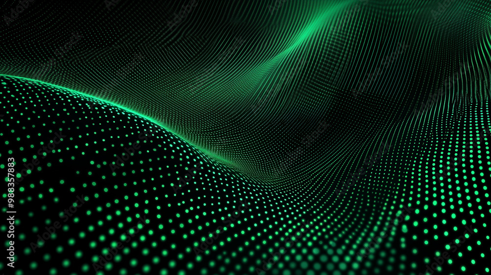 Abstract green halftone banner on black background. sports. Illustrations
Abstract green halftone banner on black background. sports. Illustrations