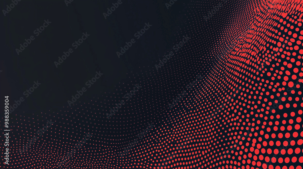 Abstract red halftone banner on black background. sports. Illustrations
Abstract red halftone banner on black background. sports. Illustrations
