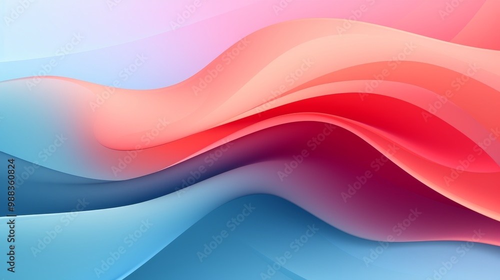 Elegant abstract wallpaper design featuring smooth, flowing shapes in soft gradient colors for modern interior backgrounds and creative visual projects
Elegant abstract wallpaper design featuring smooth, flowing shapes in soft gradient colors for modern interior backgrounds and creative visual projects