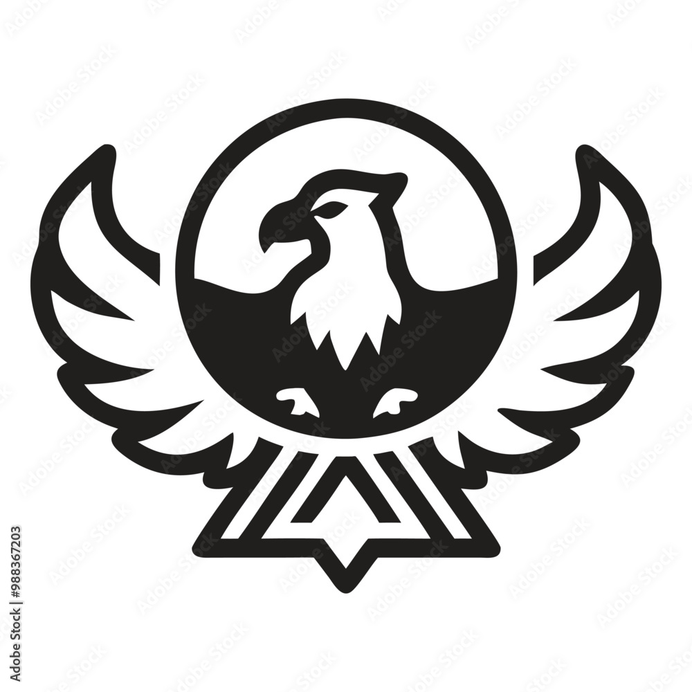 Obraz premium Eagle Bird Logo Vector Template. Business Logo Concept