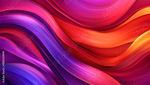 Retro-inspired lava flow vector, muted reds, purples, and pinks, abstract curved lines creating fluid movement, balanced and clean composition, playful disco vibe, ideal for red can placement