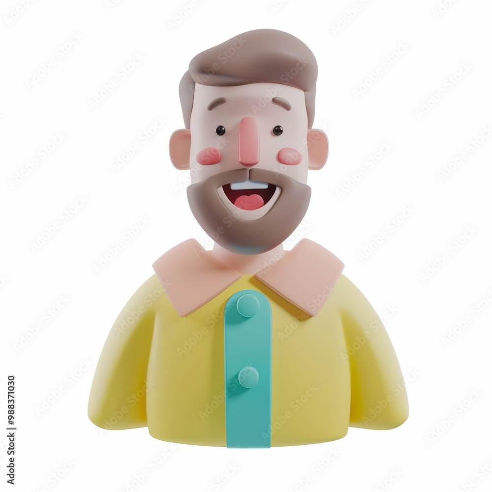 Men in 3D style on a white background
Men in 3D style on a white background