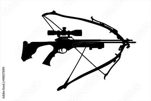 silhouette of a Lightweight Crossbow