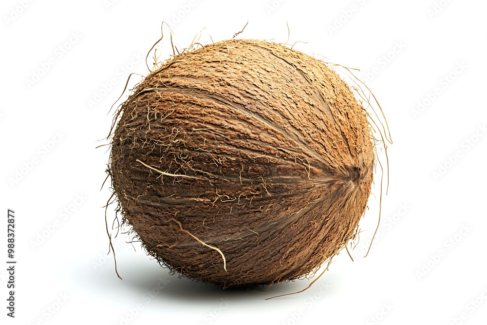 Coconut isolated. Coconut on white background. Full depth of field. Coconut isolated. Coconut on white background. Full depth of field.