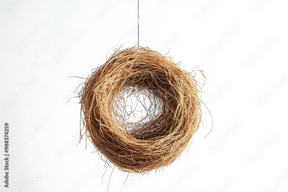 bird nest isolated on white background bird nest isolated on white background