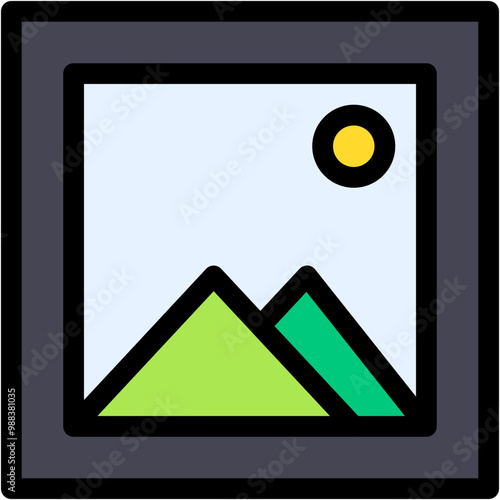 Vector Icon gallery, media, photo, photos, pictures