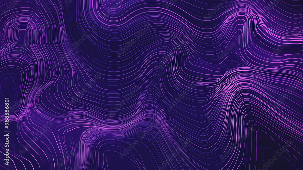 Obraz premium Drawing of minimal purple line background. Illustration