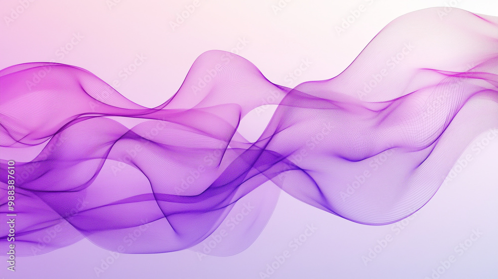 Fototapeta premium Drawing of minimal purple line background. Illustration 
