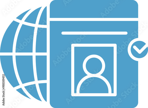 Immigration Visa Icon