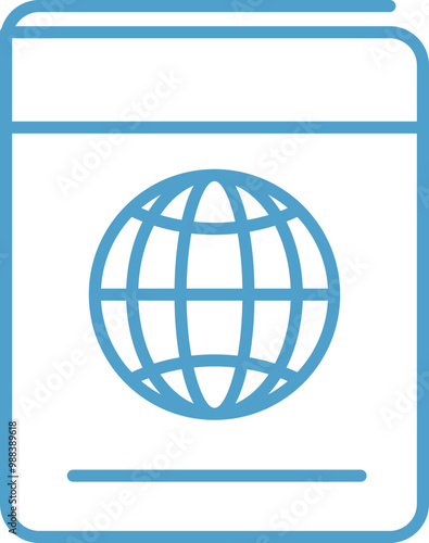Immigration Visa Icon