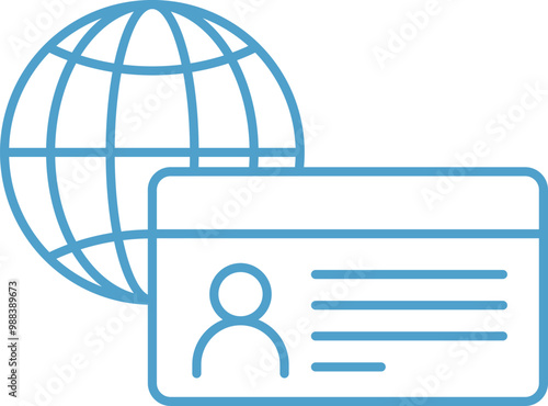 Immigration Visa Icon