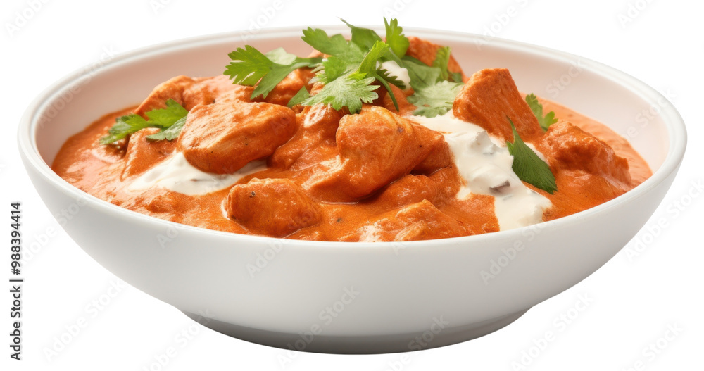 PNG Creamy chicken curry dish PNG Creamy chicken curry dish