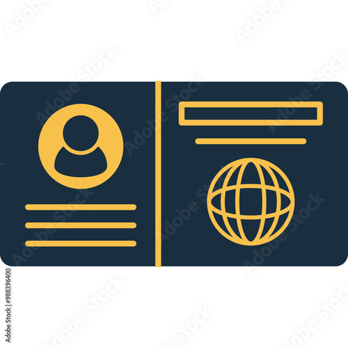 Visa Imigration Icon