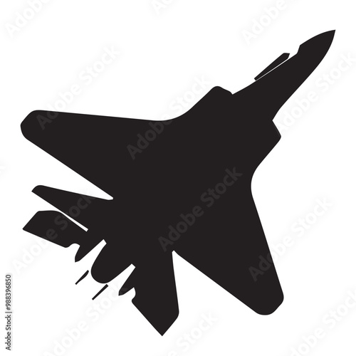 Stealthy Shadows silhouette - silhouette of Airplane - vector image of airplane 