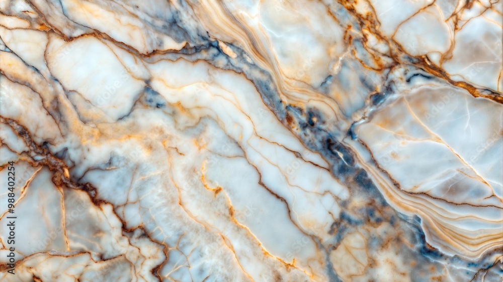 Detailed marble texture with golden veins on a white and grey surface Detailed marble texture with golden veins on a white and grey surface
