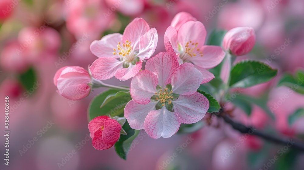 blooming apple tree adorned with white flowers against a clear blue background. Perfect for travel visuals, spring themes, and nature-inspired designs blooming apple tree adorned with white flowers against a clear blue background. Perfect for travel visuals, spring themes, and nature-inspired designs