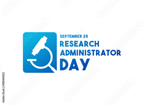Research Administrators Day. September 25. Gradient colors.