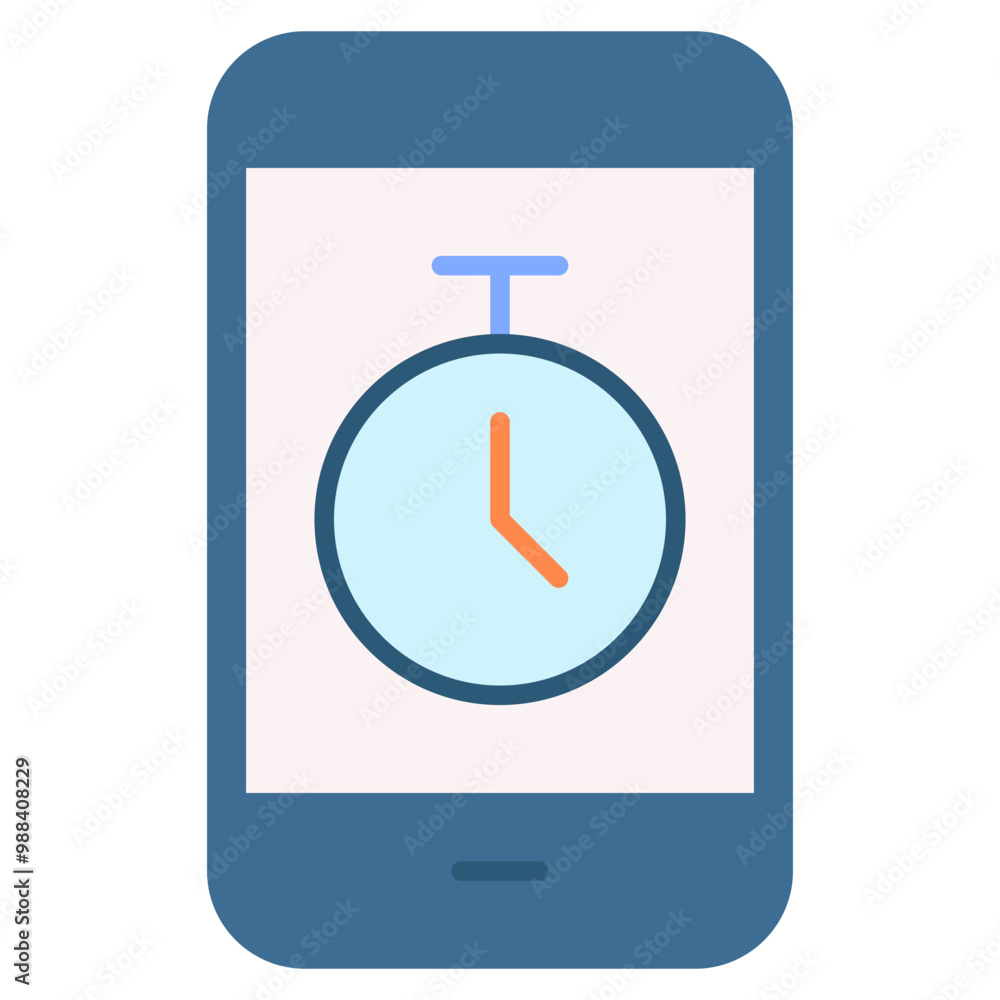 stop watch, app, android, digital, interaction Icon stop watch, app, android, digital, interaction Icon
