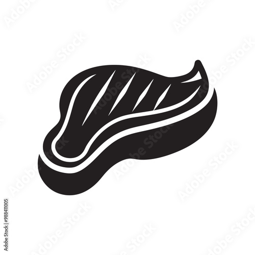  Large Piece of Meat Steak Vector Illustration  Printable Graphic Design