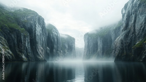 Misty Fjords National Monument: A Serene Landscape of Towering Cliffs and Tranquil Waters