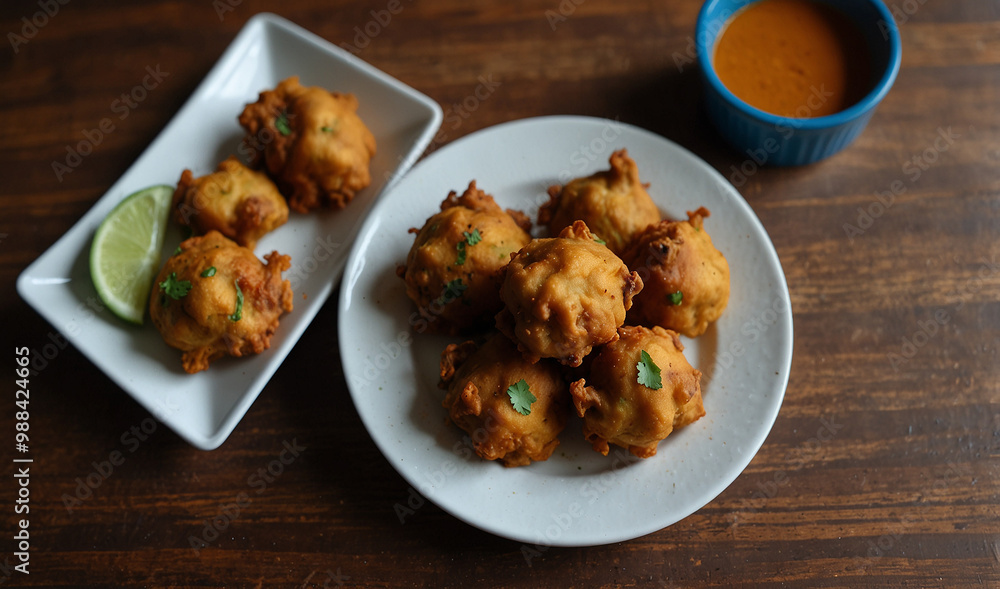 Pakoras with new style and look Pakoras with new style and look