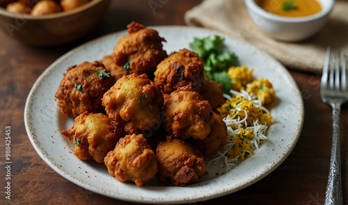 Pakoras with new style and look