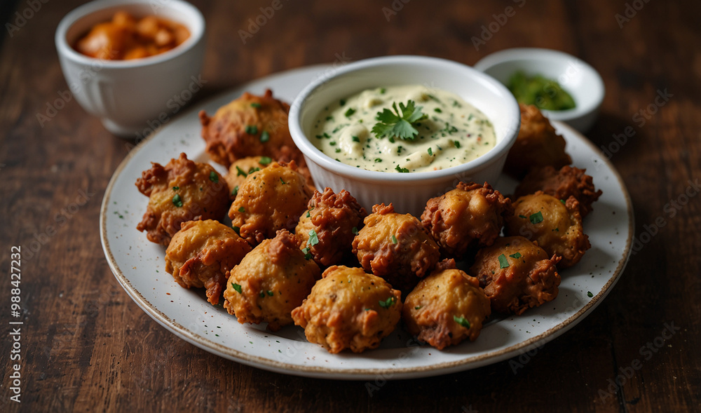 Pakoras with new style and look Pakoras with new style and look